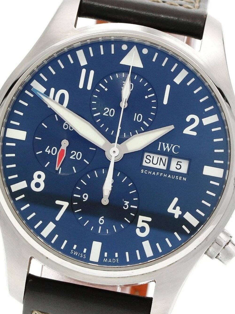 IWC SCHAFFHAUSEN Pilot's Watch Petite Prince IW377714 Automatic Men's_952347